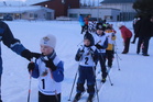 Lähdössä Eelis Okkonen, Huugo Haanpää ja Oliver Pulli. sarja alle P8